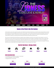 conference registration website designer